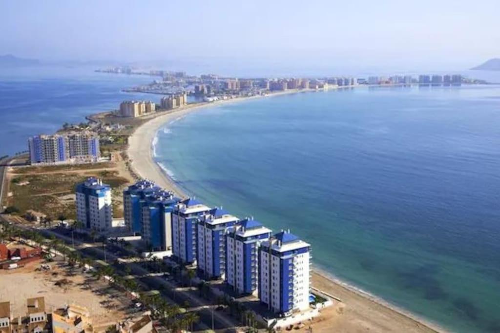 Top Floor Apartment Beachhouse, Beautiful Sea View, On The Beach! การ์ตาเฮนา ภายนอก รูปภาพ